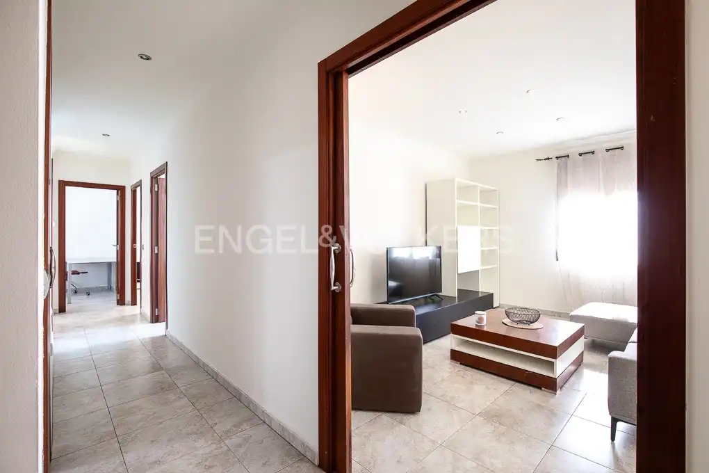 Living room of Flat for rent in Valencia  with Air Conditioner, Heating and Terrace
