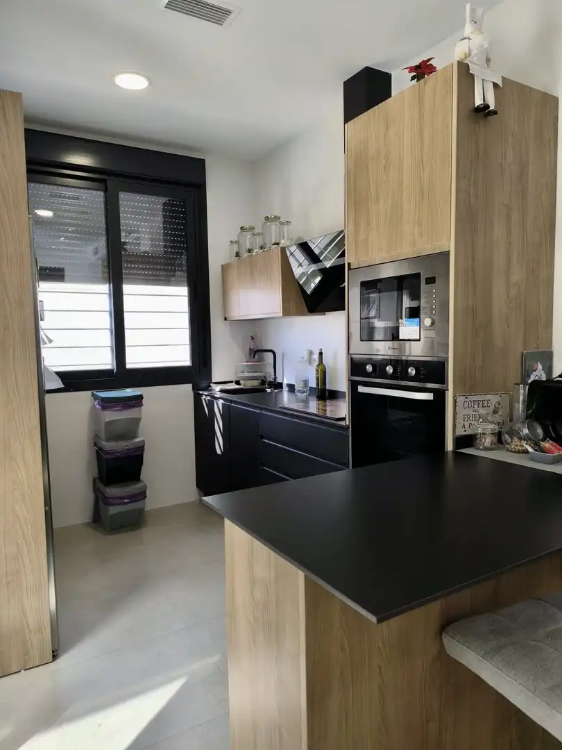 Cocina de Casa o chalet en venta en Umbrete con Aire acondicionado, Parquet y Trastero