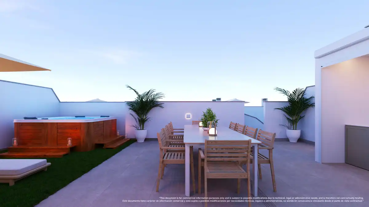 Terrassa de Apartament en venda en Pilar de la Horadada