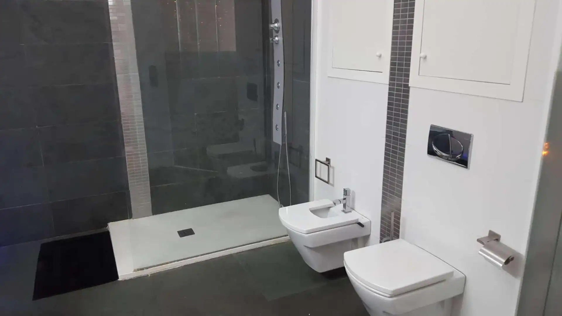 Bathroom of Flat for rent in Alicante / Alacant  with Air Conditioner, Heating and Furnished