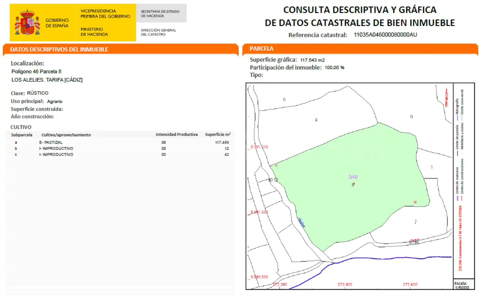Rural land for sale in Tarifa - Polígono 46 Parcela 8 LOS ALELIES. TARIFA, imagen 23