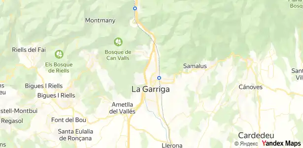 Garten von Garage zum Verkauf in La Garriga