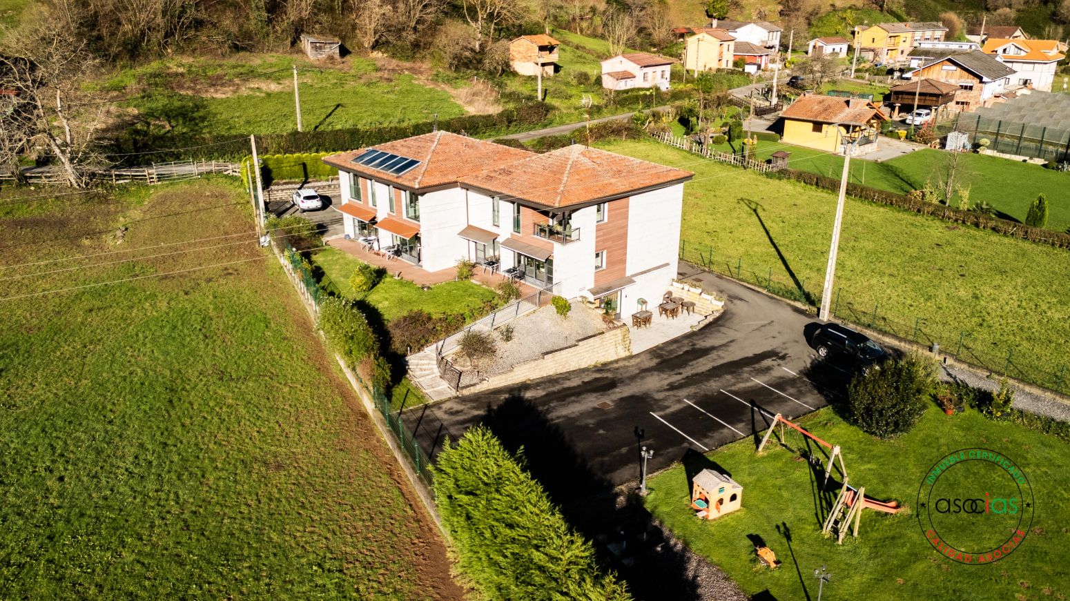 Exterior view of House or chalet for sale in Morcín  with Heating, Private garden and Parquet flooring