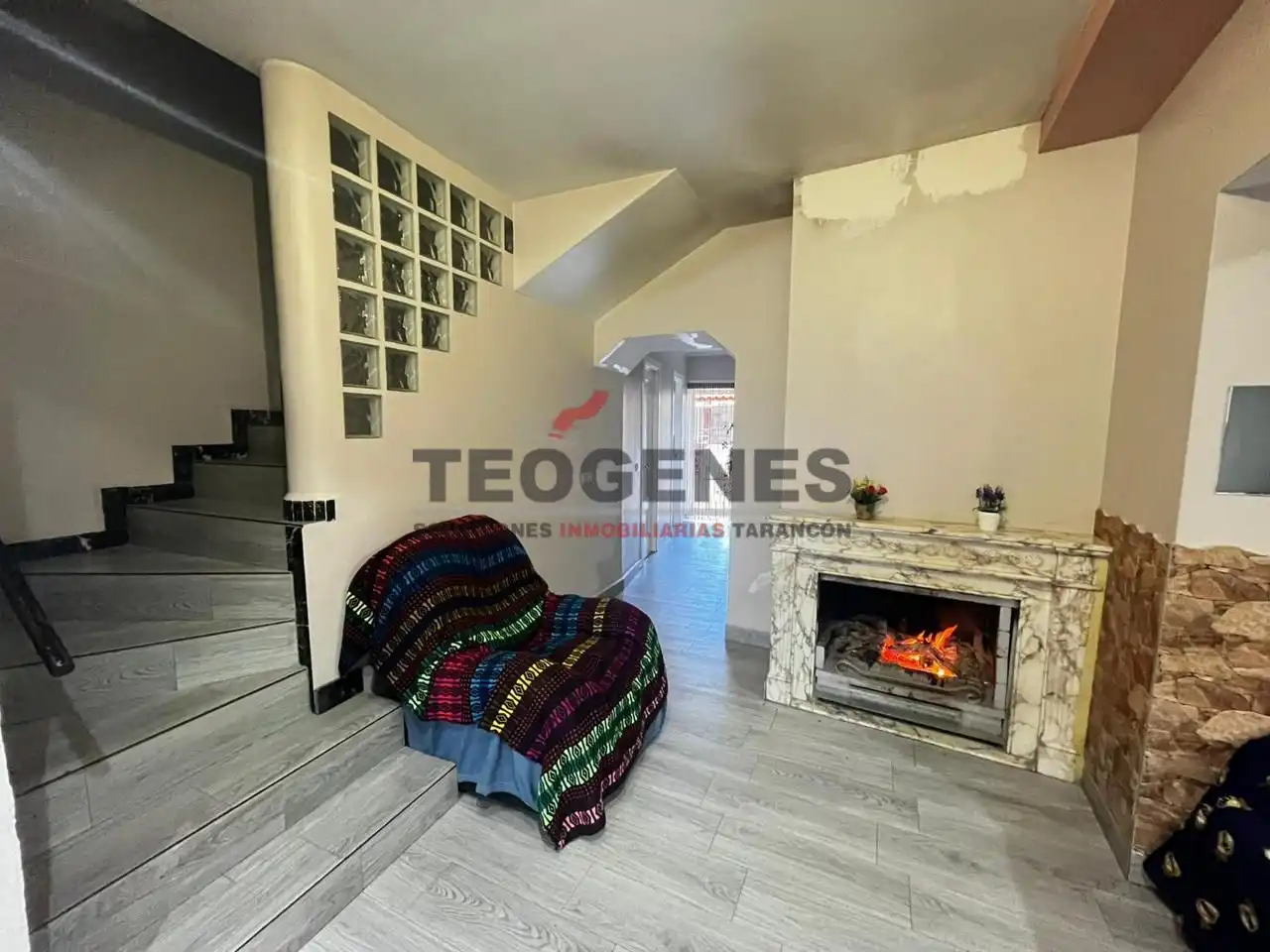 Sala de estar de Casa o chalet en venta en Tarancón con Trastero y Amueblado