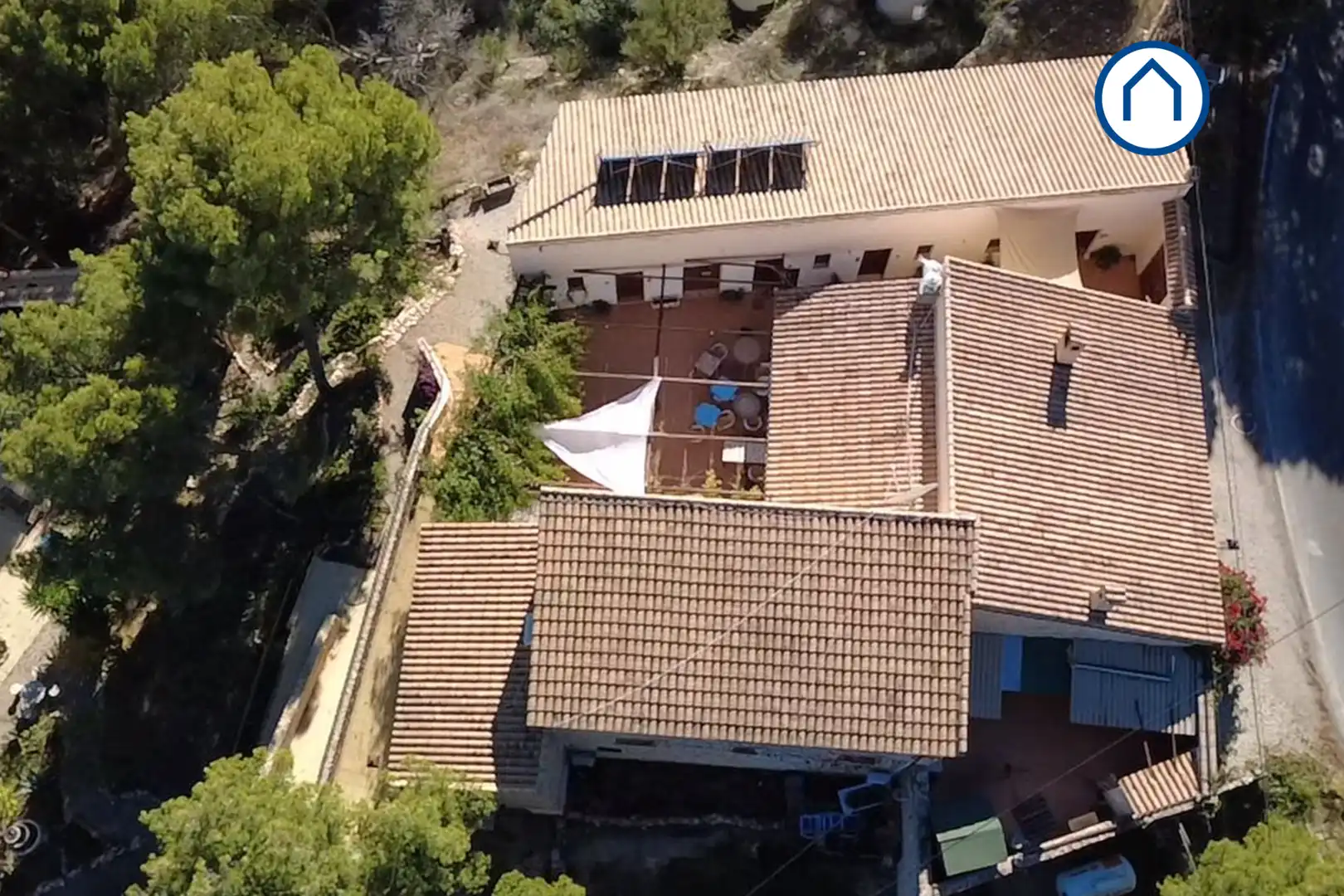 Terrassa de Finca rústica en venda en Alhama de Murcia amb Aire condicionat, Calefacció i Jardí privat