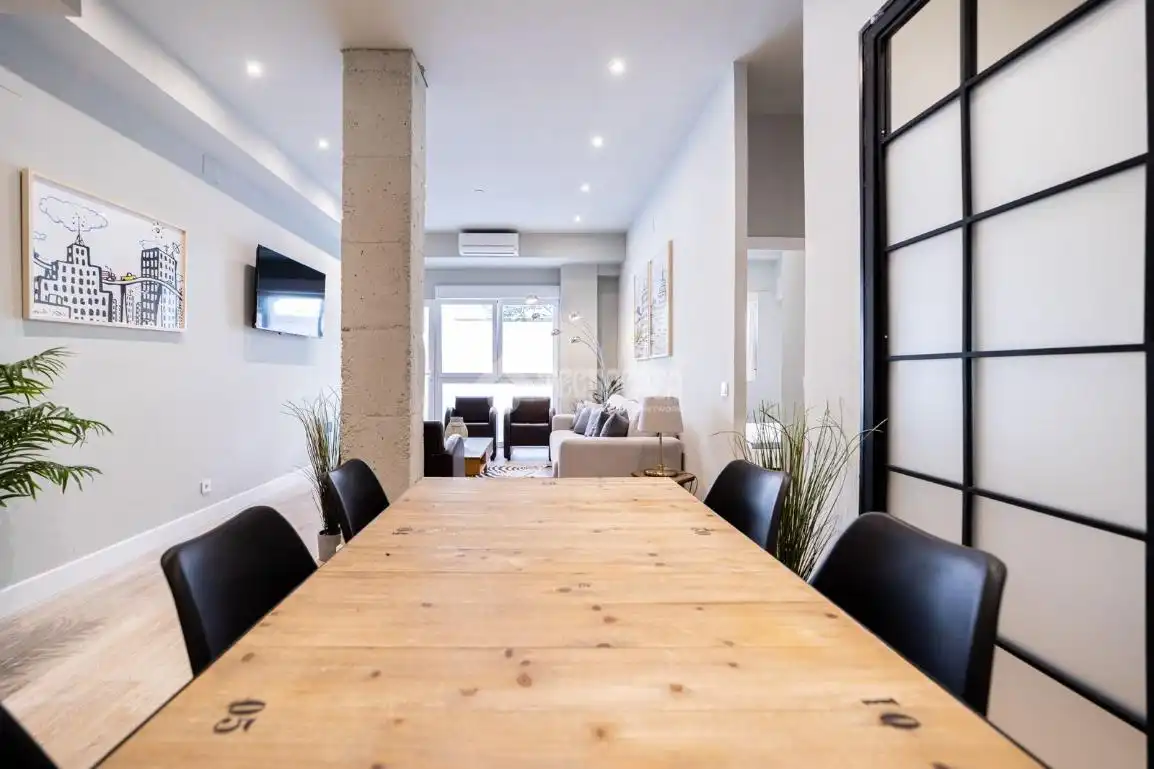Dining room of Flat for sale in Madrid
