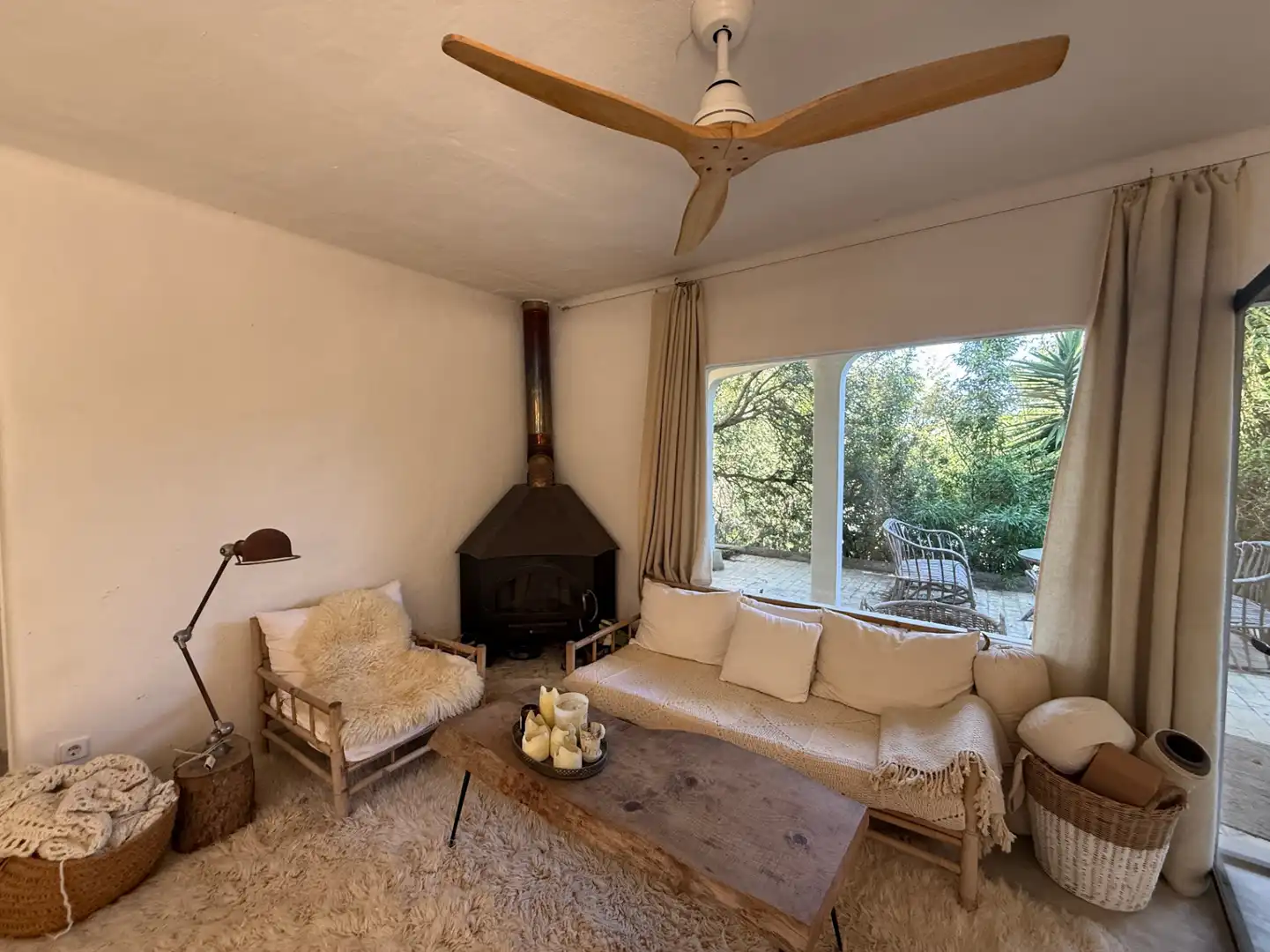 Sala de estar de Casa o chalet en venta en Sant Josep de sa Talaia con Aire acondicionado, Calefacción y Terraza