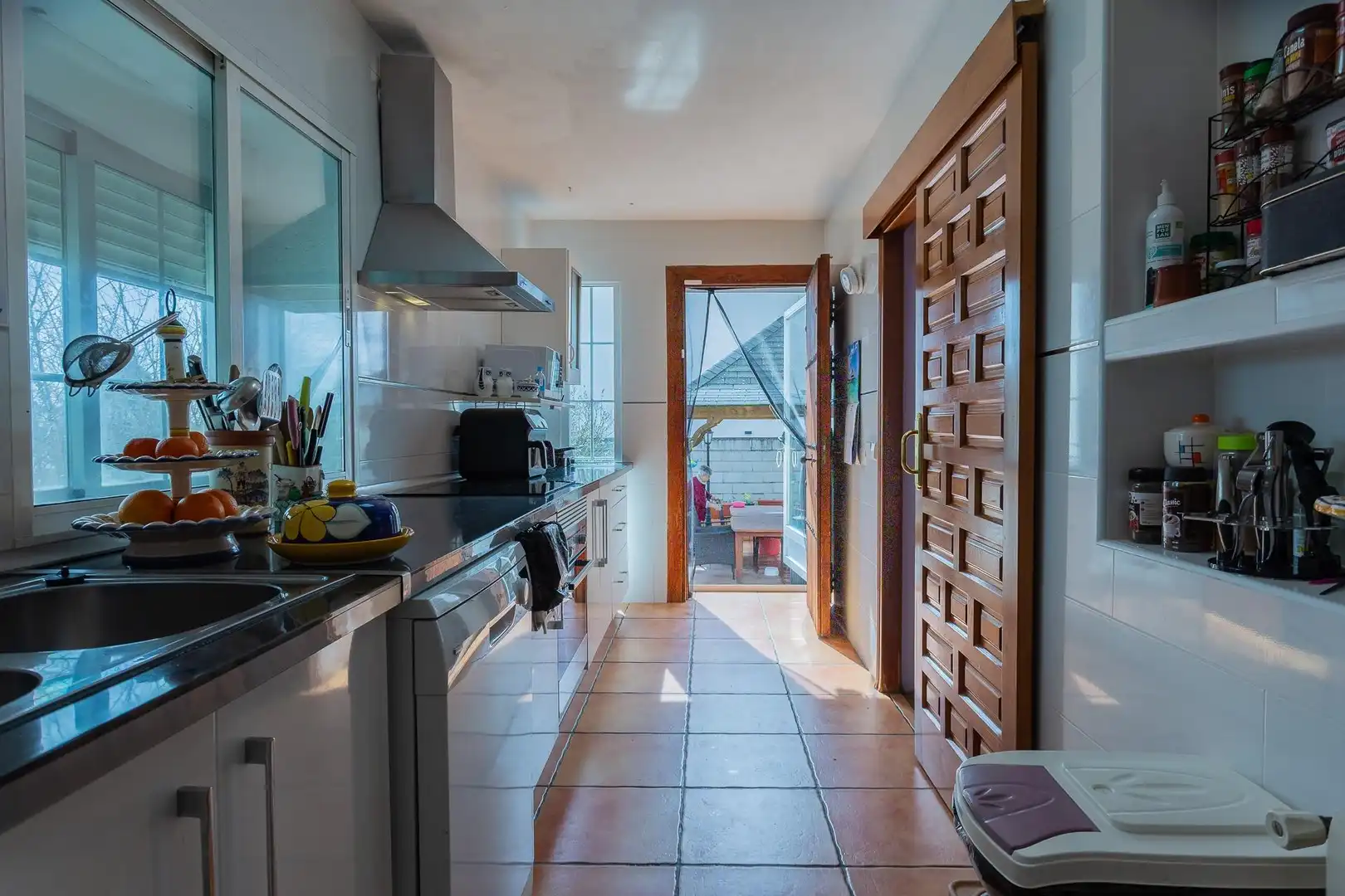Cocina de Casa o chalet en venta en Villar del Olmo con Calefacción, Jardín privado y Terraza