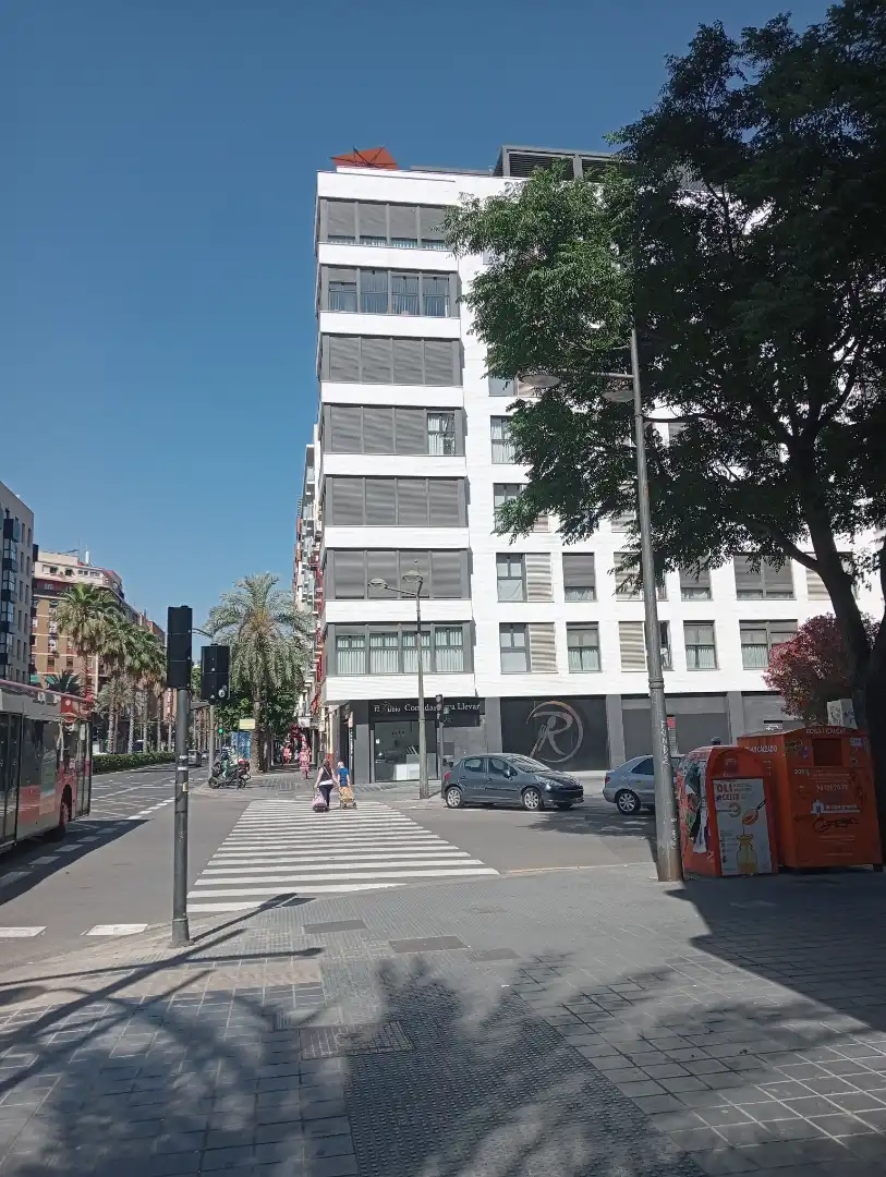 Vista exterior de Piso en venta en Valencia con Aire acondicionado, Parquet y Amueblado
