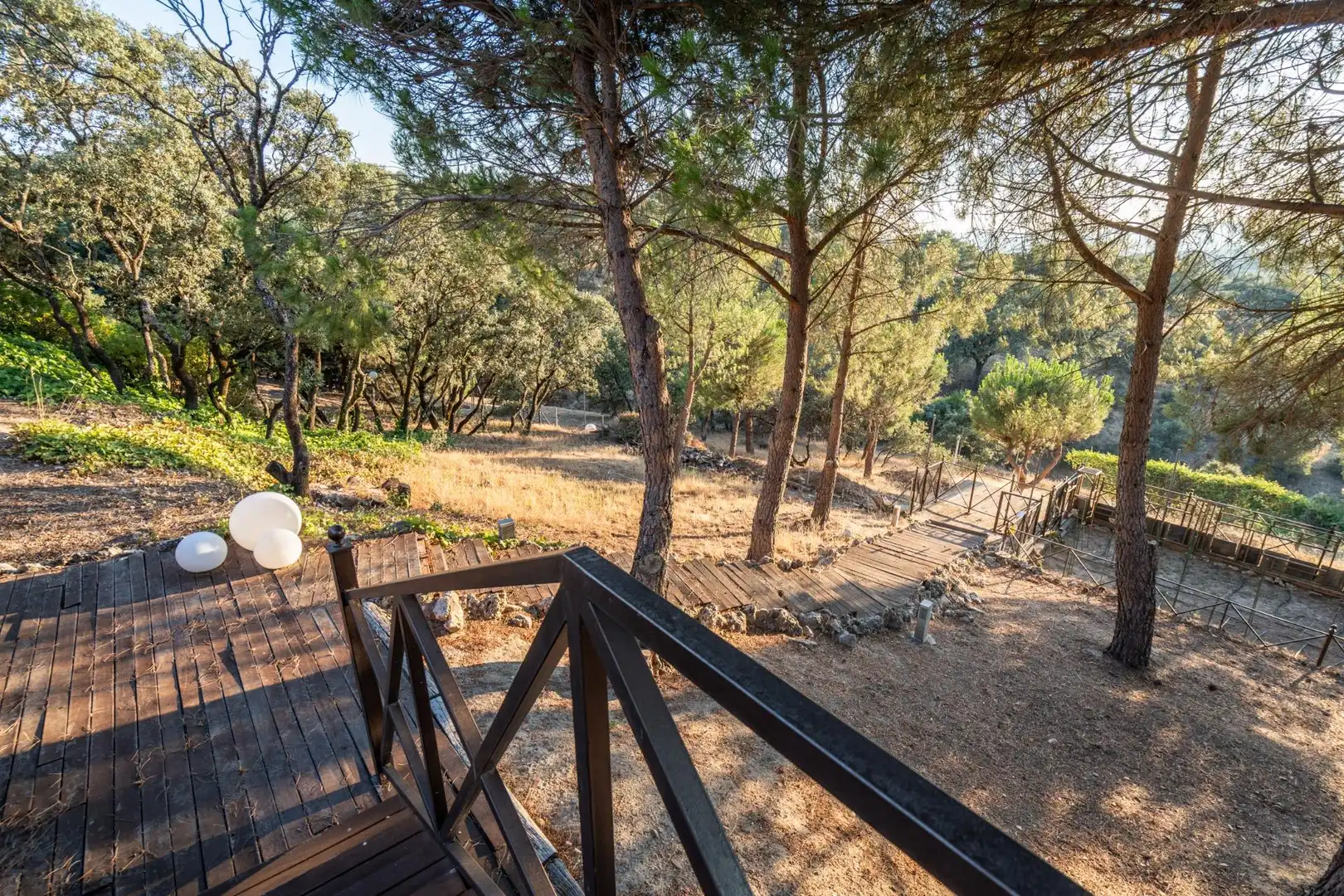 Terrassa de Casa o xalet en venda en Las Rozas de Madrid amb Aire condicionat, Calefacció i Jardí privat