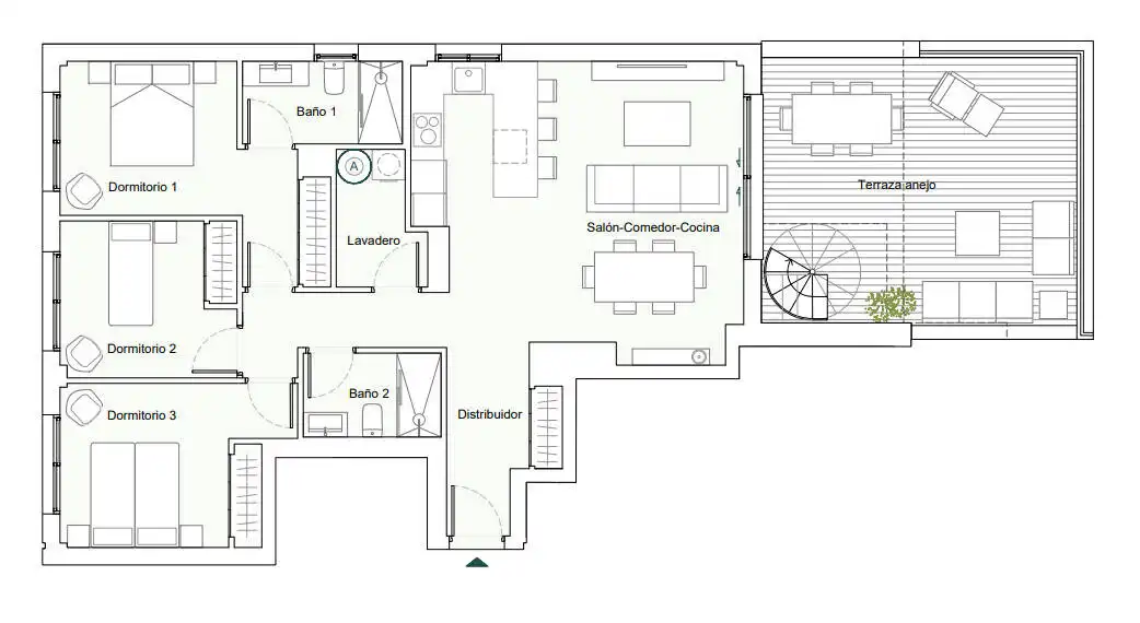 Apartamento con ascensor en venta en Estepona Pueblo, imagen 22