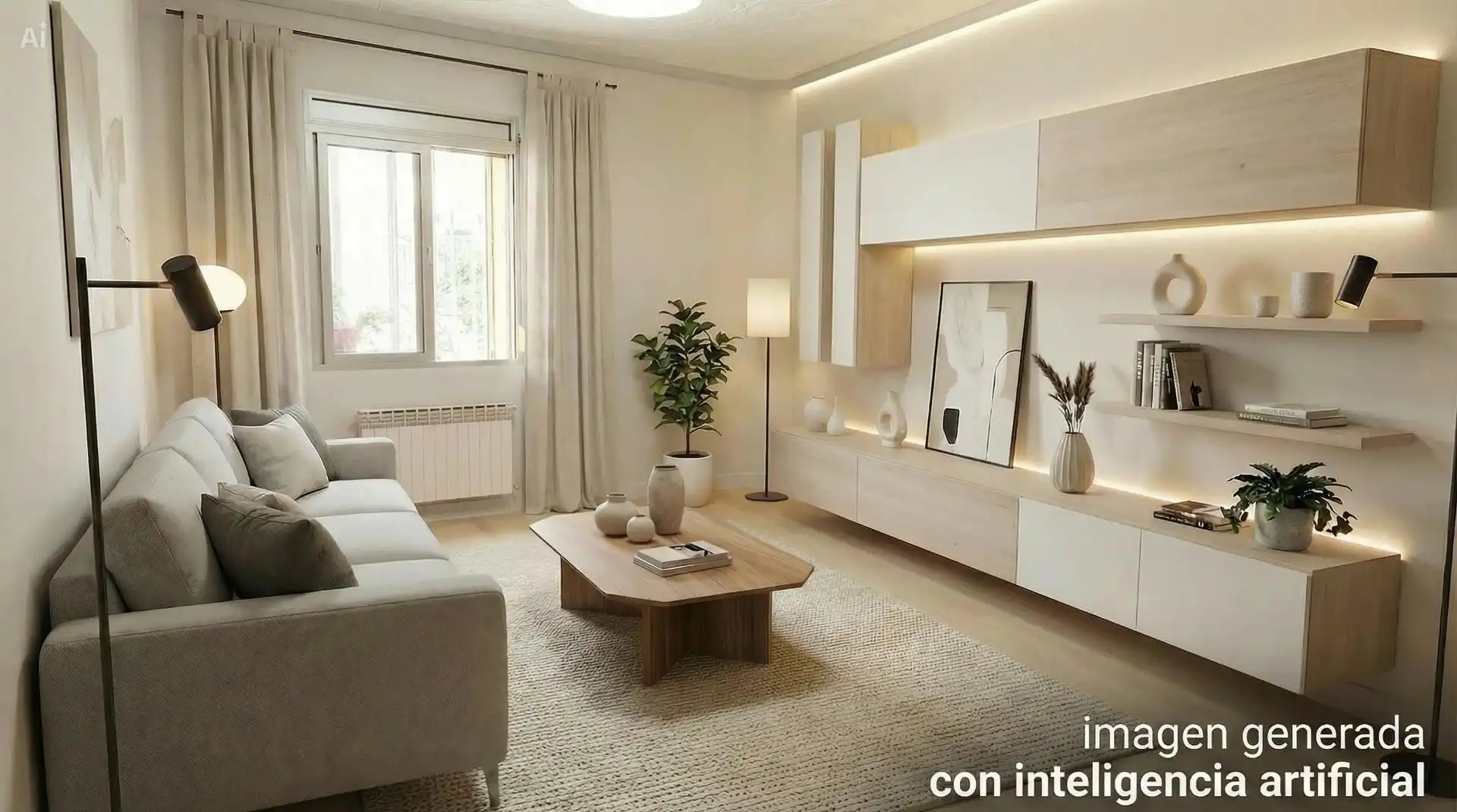 Living room of Flat for sale in  Zaragoza Capital