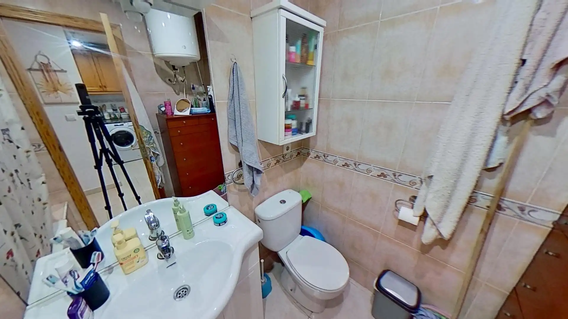 Bathroom of Flat for sale in Alicante / Alacant  with Air Conditioner, Furnished and Balcony