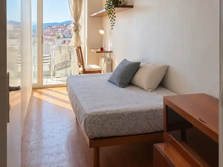 Bedroom of Flat for rent in Terrassa  with Terrace and Balcony