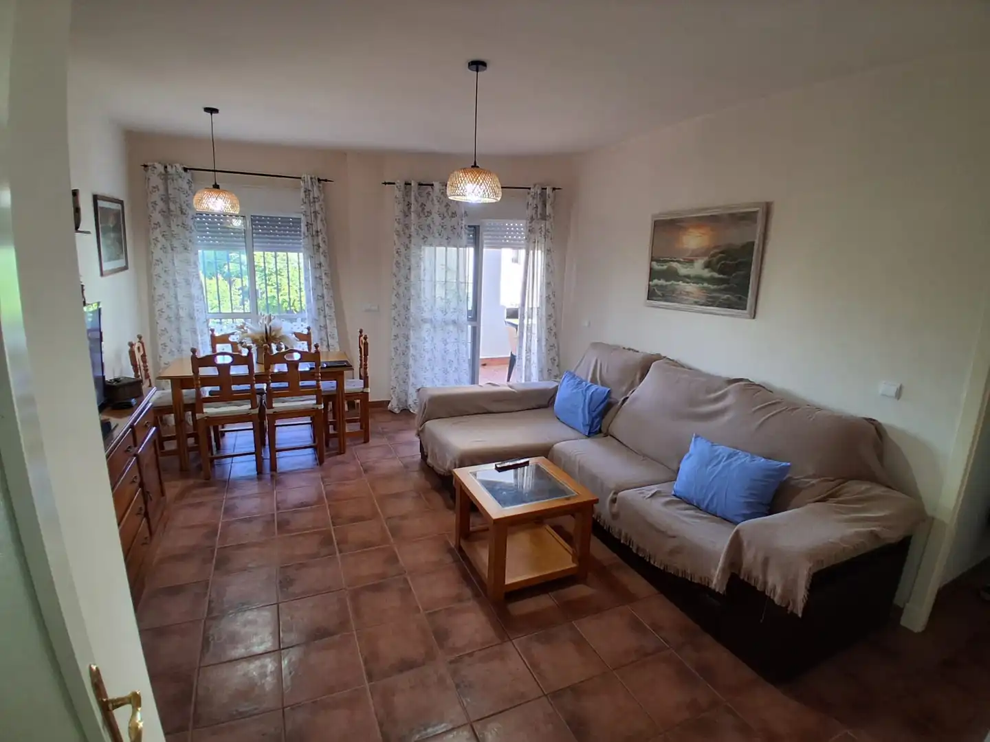 Sala de estar de Piso en venta en Chipiona