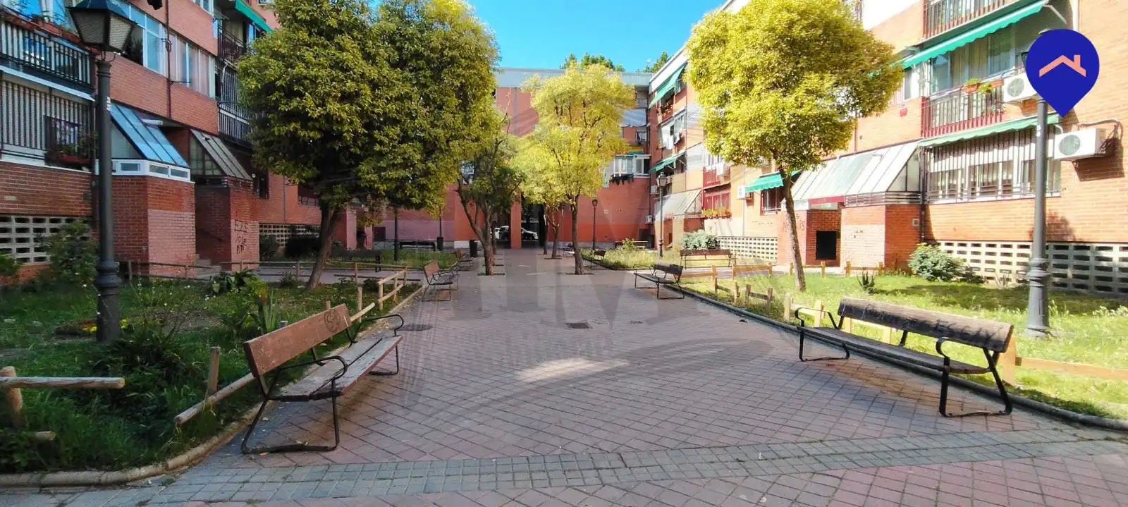 Vista exterior de Pis en venda en Madrid amb Calefacció, Terrassa i Alarma