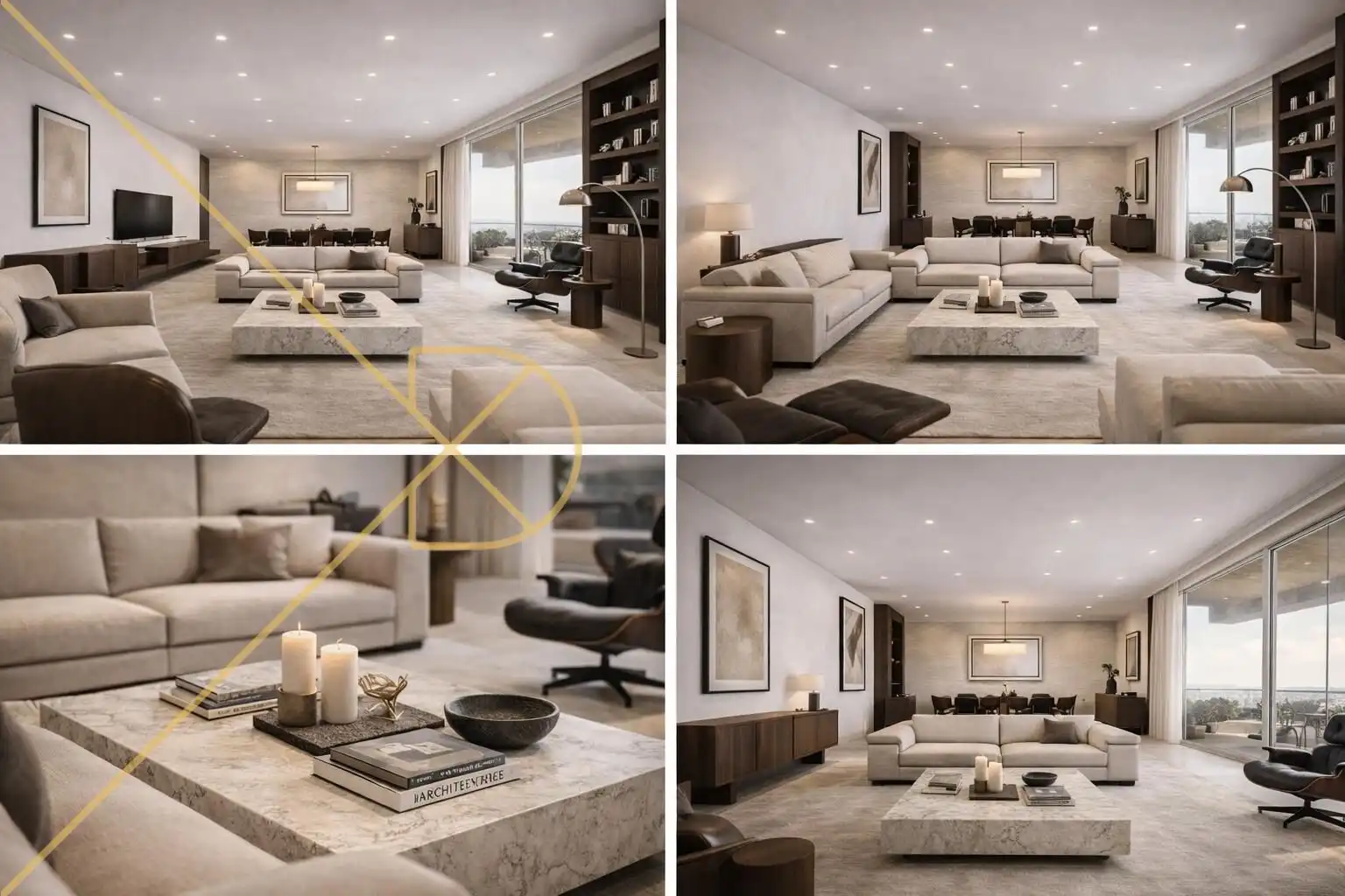Wohnzimmer von Wohnung zum Verkauf in Barcelona mit Heizung, Privatgarten und Parkett