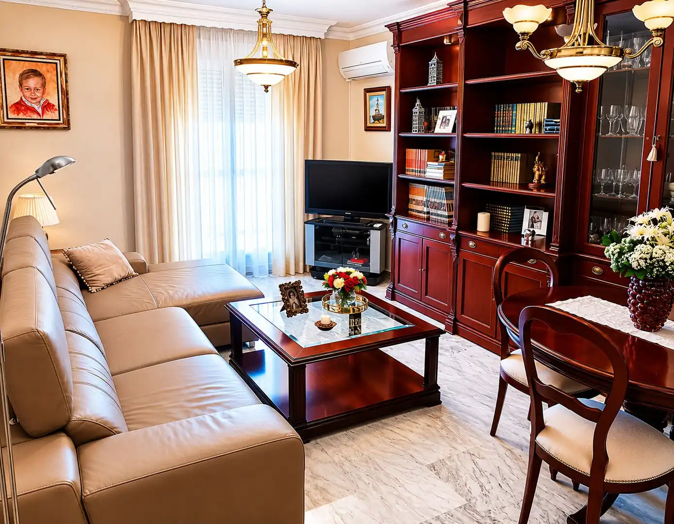 Wohnzimmer von Wohnung zum Verkauf in Alcalá de Guadaira mit Klimaanlage und Abstellraum