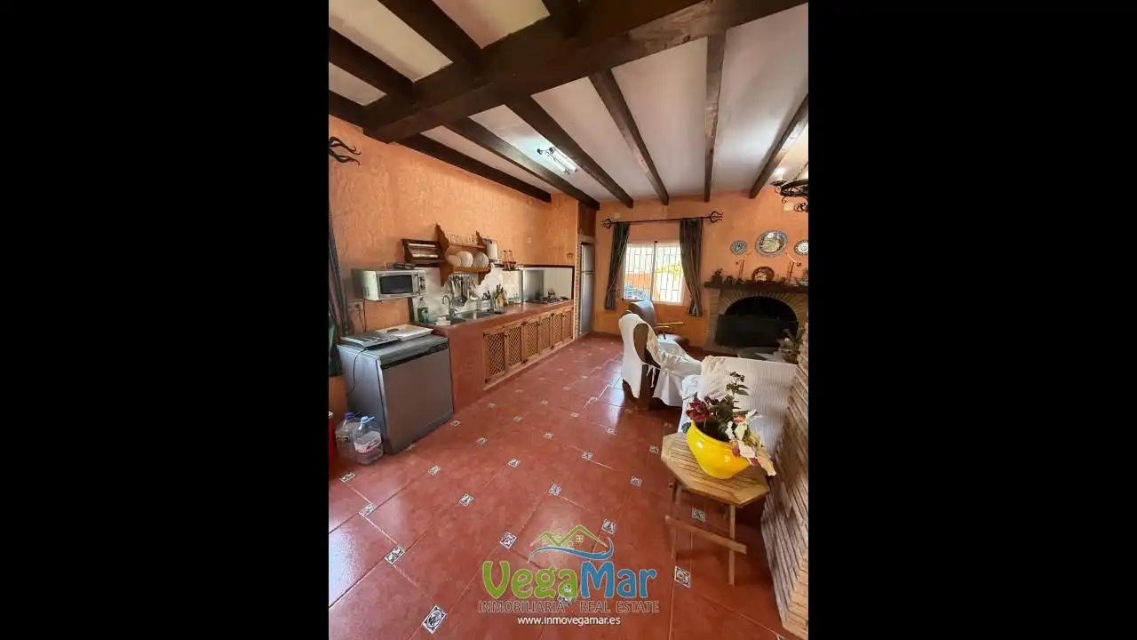 Cocina de Finca rústica en venta en Jete con Jardín privado, Terraza y Piscina