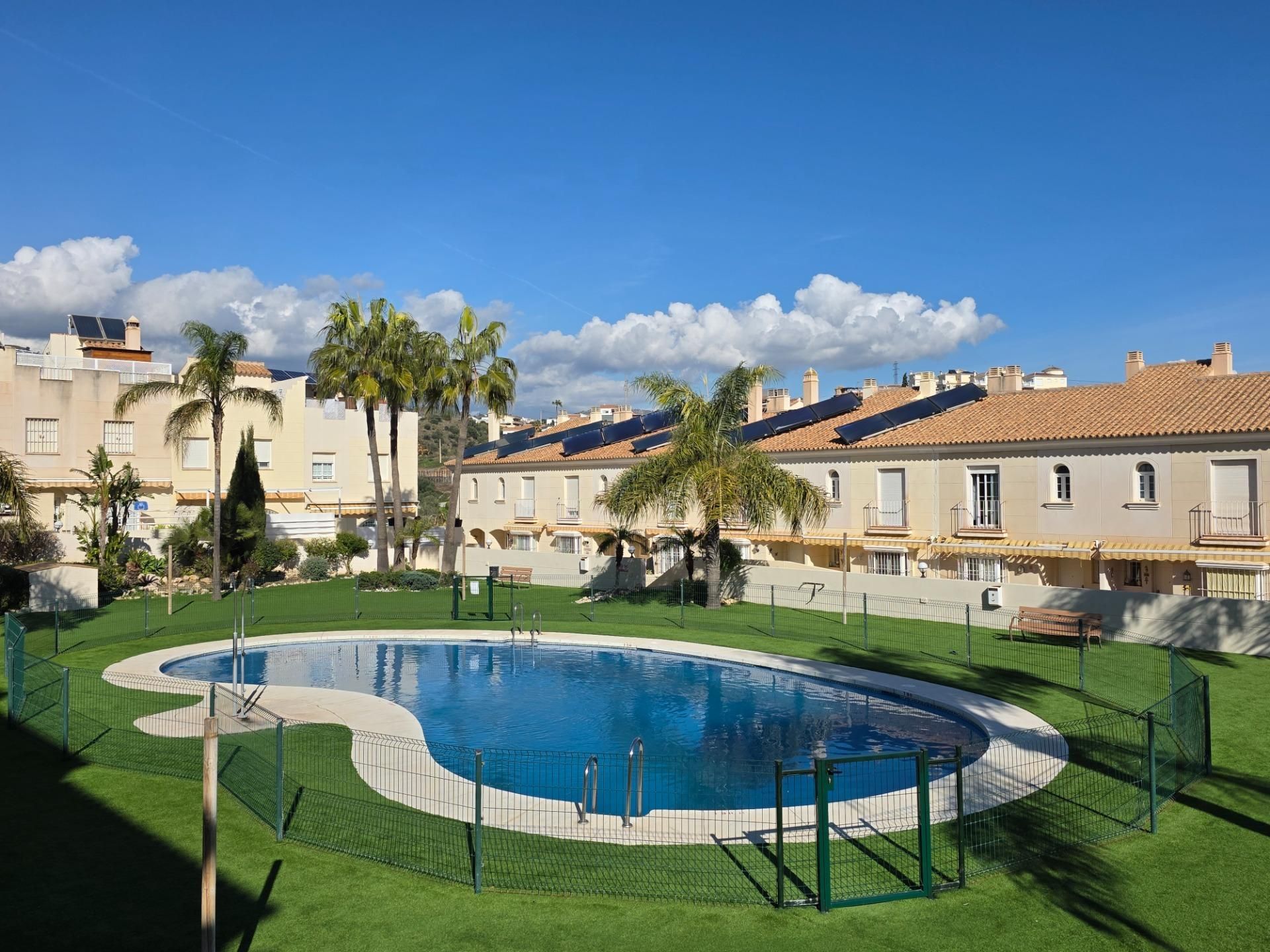 Garden of Single-family semi-detached for sale in Rincón de la Victoria  with Air Conditioner, Terrace and Storage room