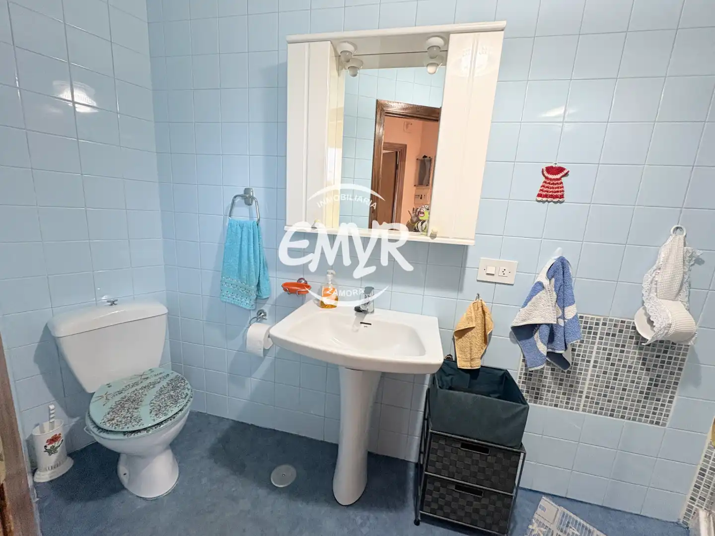 Baño de Casa adosada en venta en Fermoselle con Trastero y Balcón