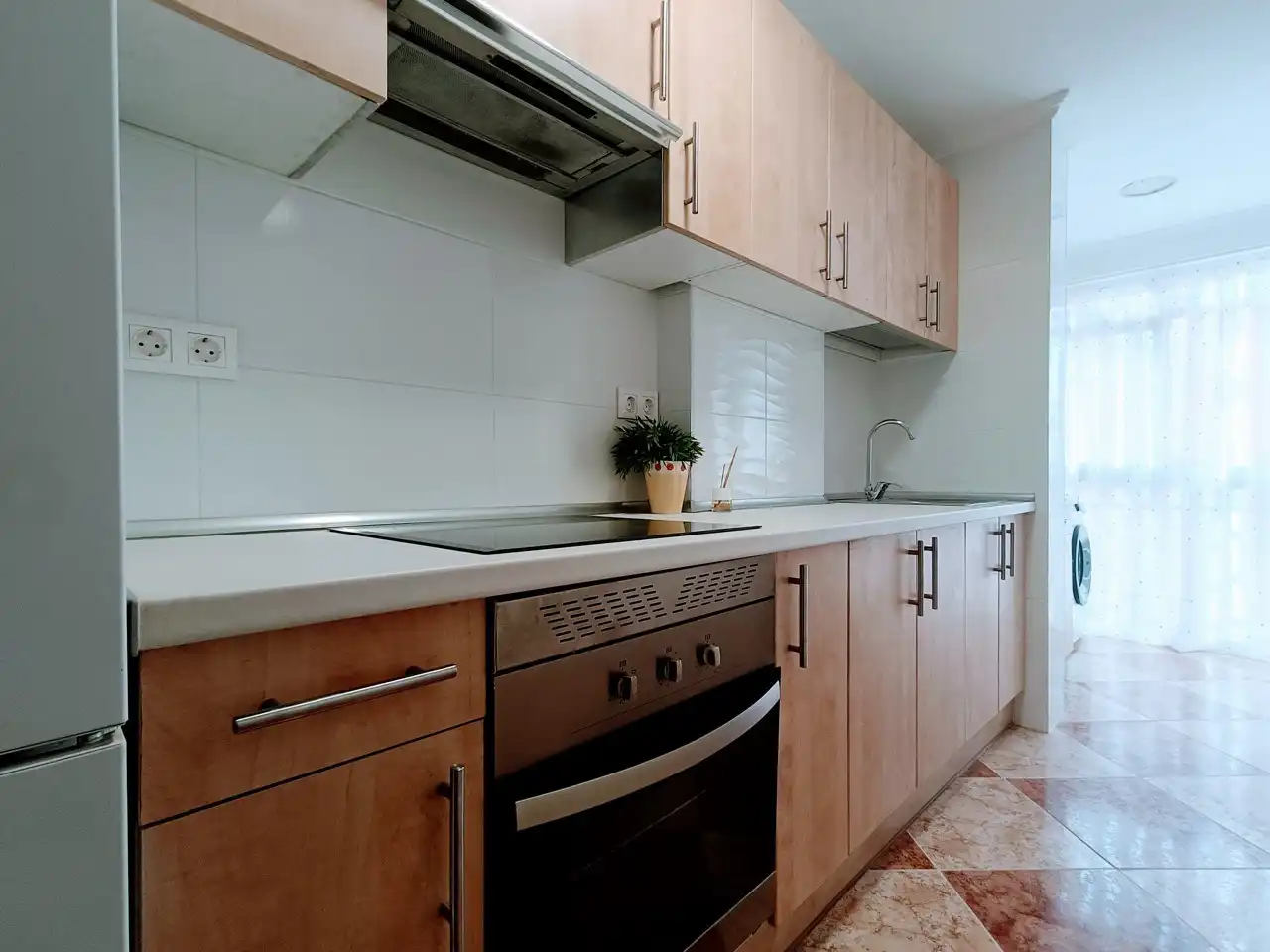 Cocina de Piso de alquiler en Madrid con Aire acondicionado, Calefacción y Parquet