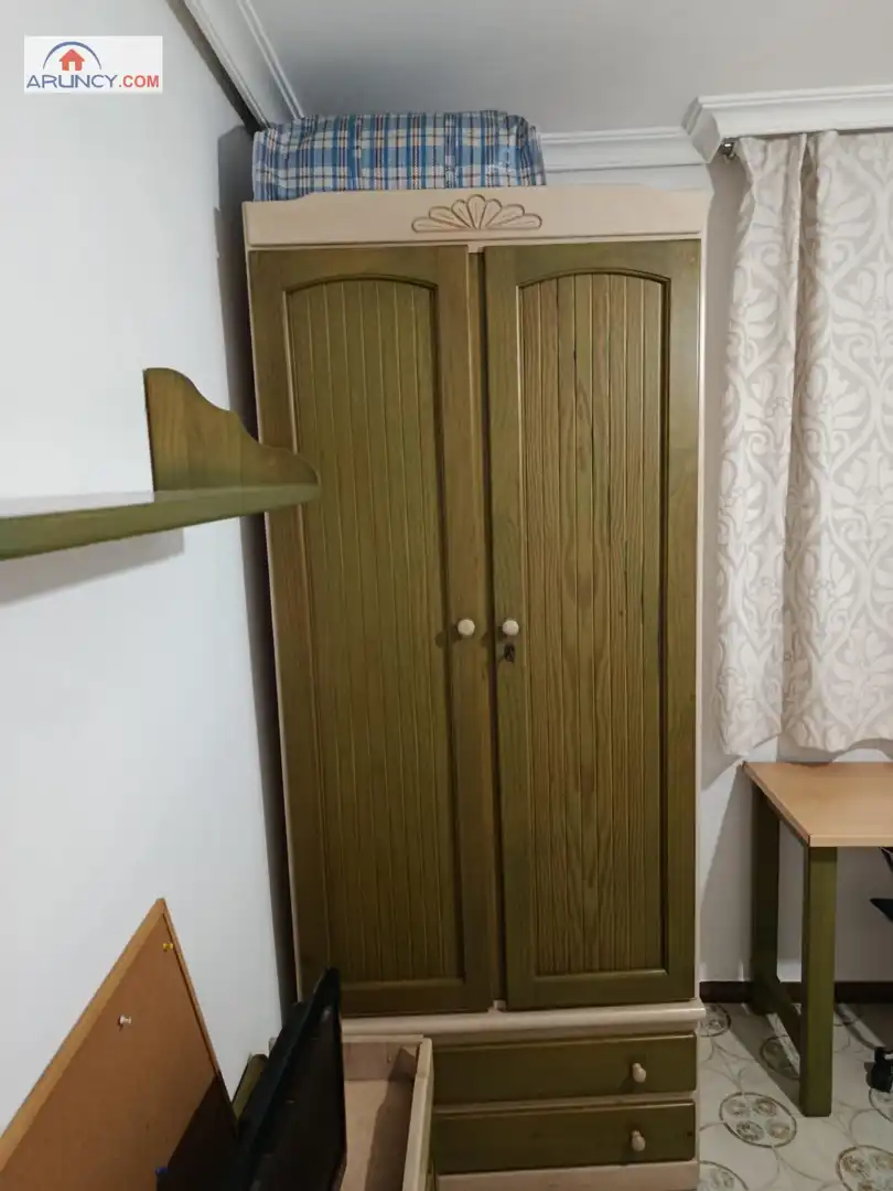 Schlafzimmer von Wohnung zur Miete in Sevilla mit Klimaanlage, Heizung und Möbliert