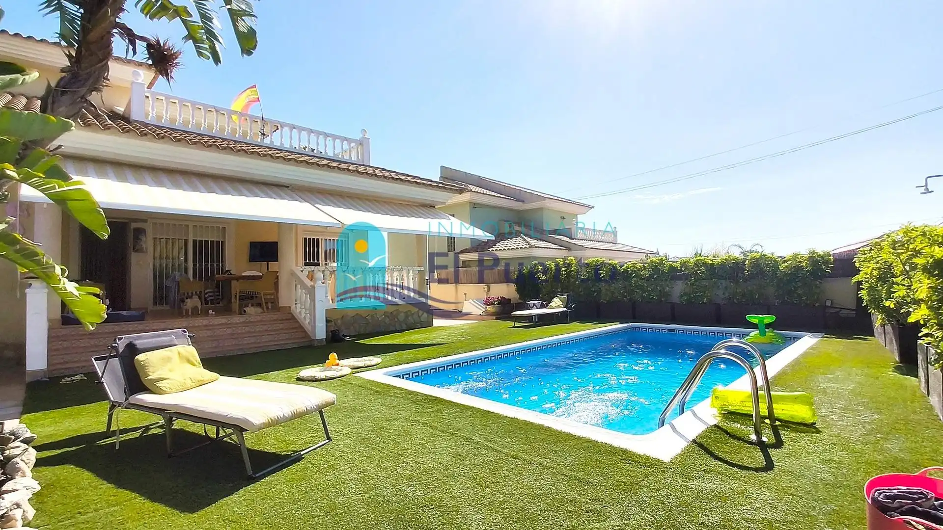 Piscina de Casa o chalet en venta en Mazarrón con Jardín privado, Terraza y Piscina