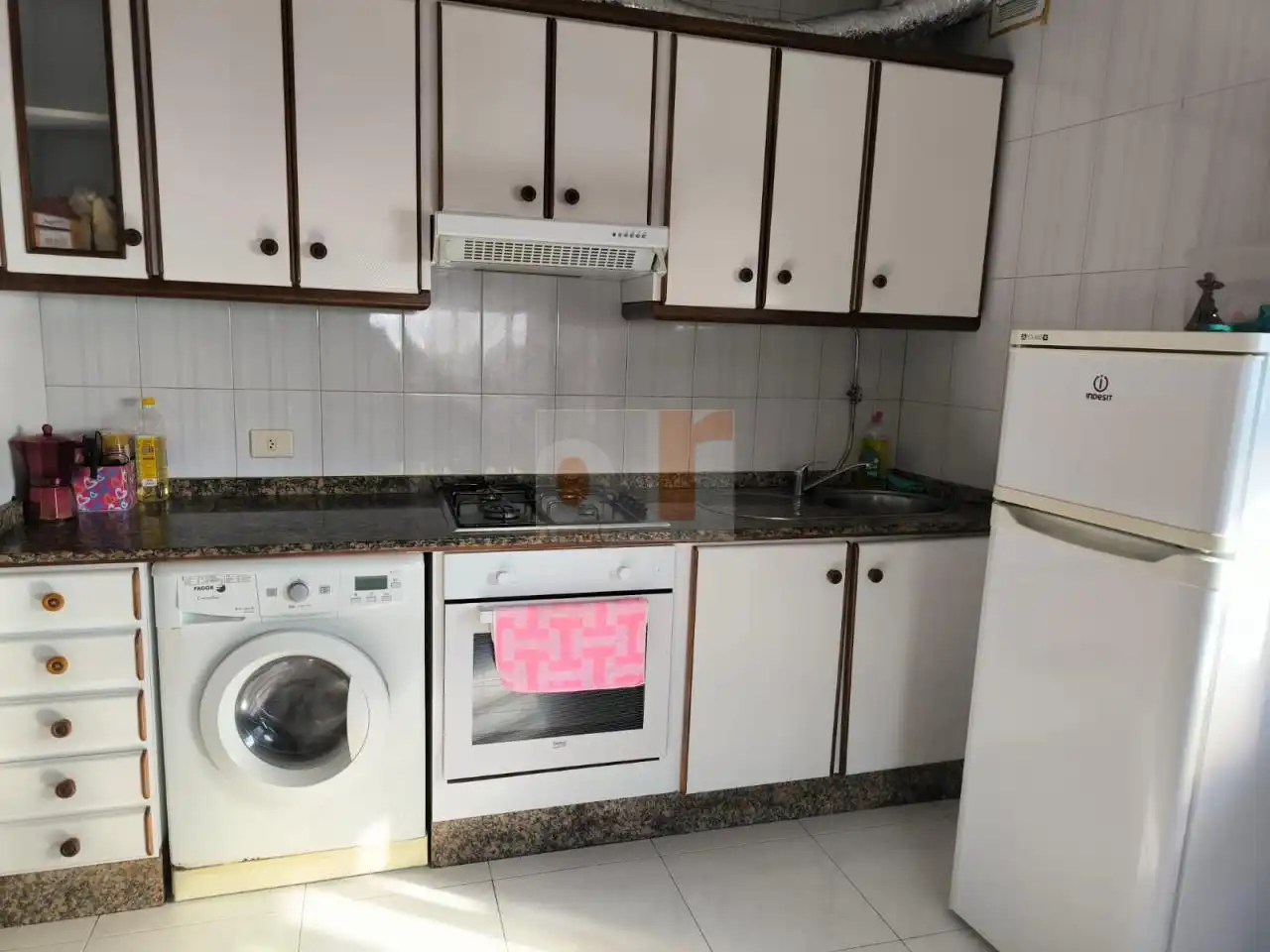 Cocina de Apartamento en venta en Moaña con Calefacción, Parquet y Amueblado