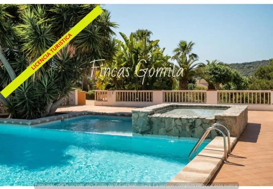 Schwimmbecken von Wohnungen zum Verkauf in Alaior mit Klimaanlage, Privatgarten und Terrasse