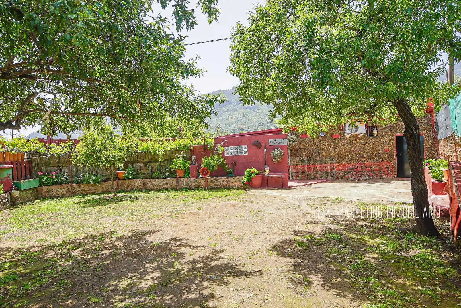 Jardí de Finca rústica en venda en Valsequillo de Gran Canaria amb Aire condicionat, Terrassa i Piscina