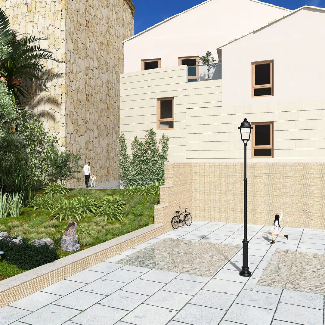 Garden of Flat for sale in Salamanca  with Air Conditioner, Heating and Balcony