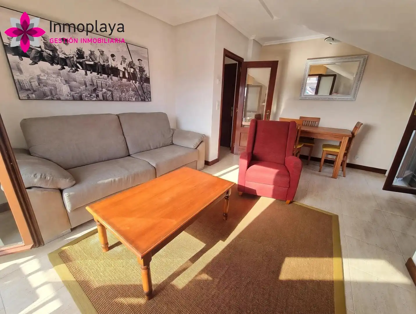 Living room of Flat for sale in Noja  with Heating, Terrace and Furnished
