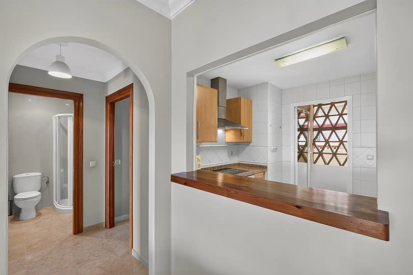 Kitchen of Flat for sale in Mijas  with Air Conditioner, Terrace and Storage room