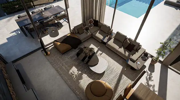 Living room of Houses for sale in Altea  with Air Conditioner, Heating and Private garden