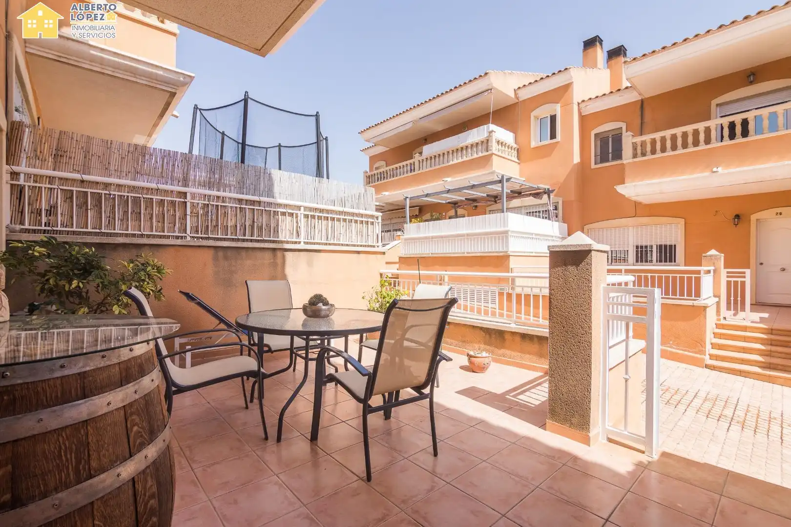 Terraza de Casa adosada en venta en Elche / Elx con Aire acondicionado, Calefacción y Balcón