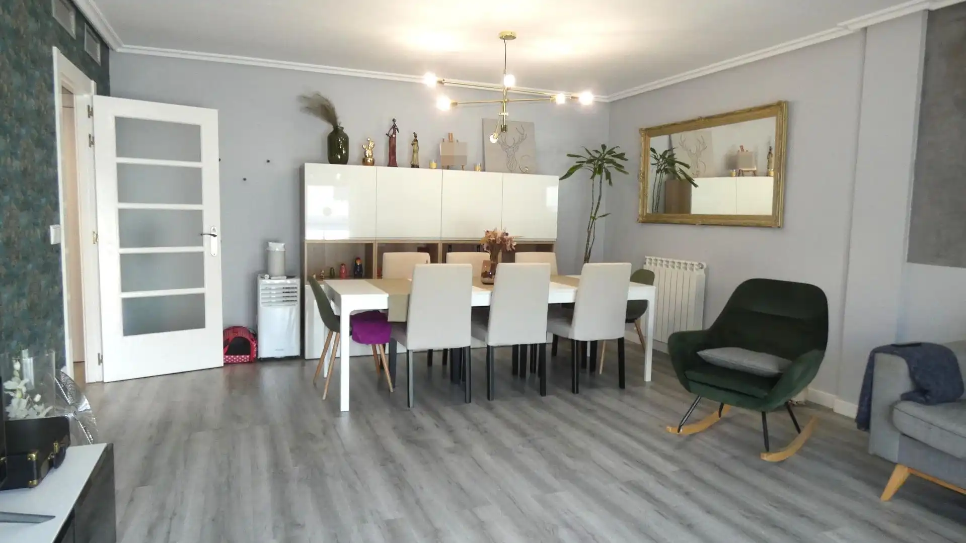 Menjador de Pis en venda en Utebo amb Calefacció, Parquet i Terrassa