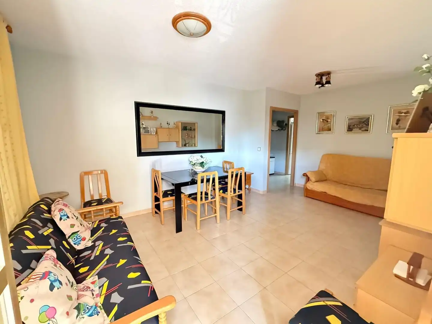 Living room of Flat for rent in Los Alcázares  with Terrace, Furnished and Balcony