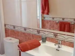 Bathroom of Flat for rent in Gijón   with Heating, Parquet flooring and Furnished