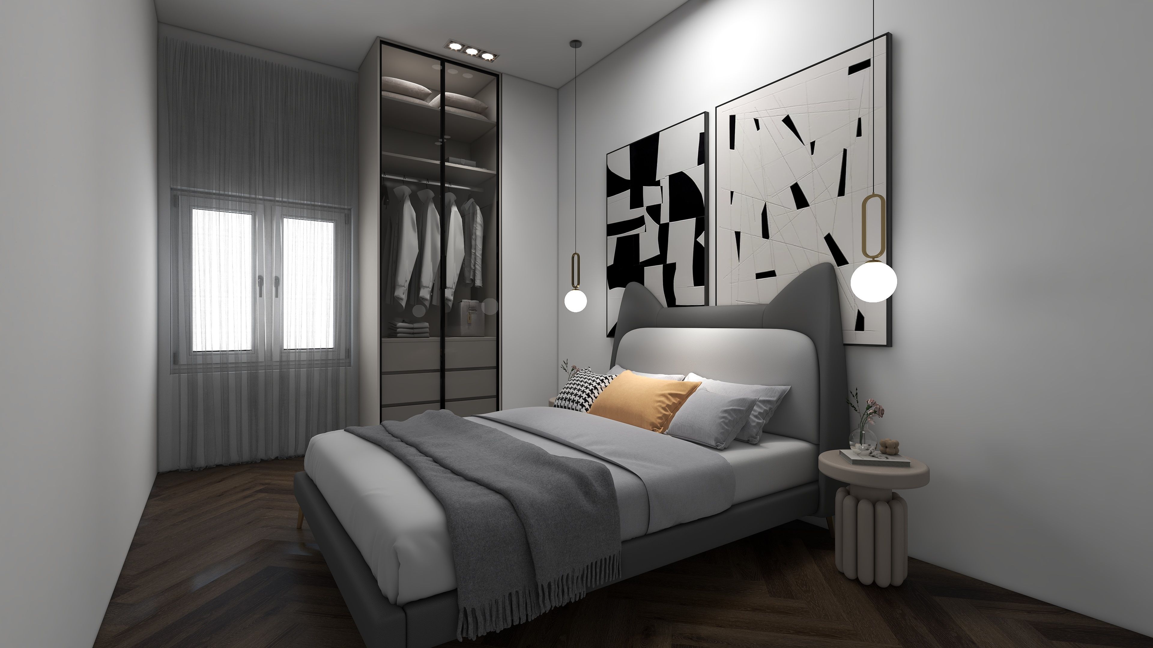 Bedroom of Flat for sale in  Madrid Capital