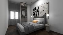 Bedroom of Flat for sale in  Madrid Capital