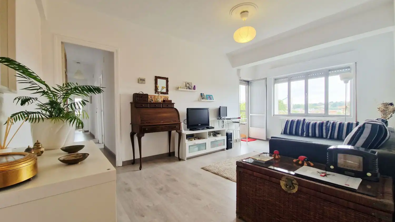 Living room of Flat for sale in Polanco  with Heating, Terrace and Storage room