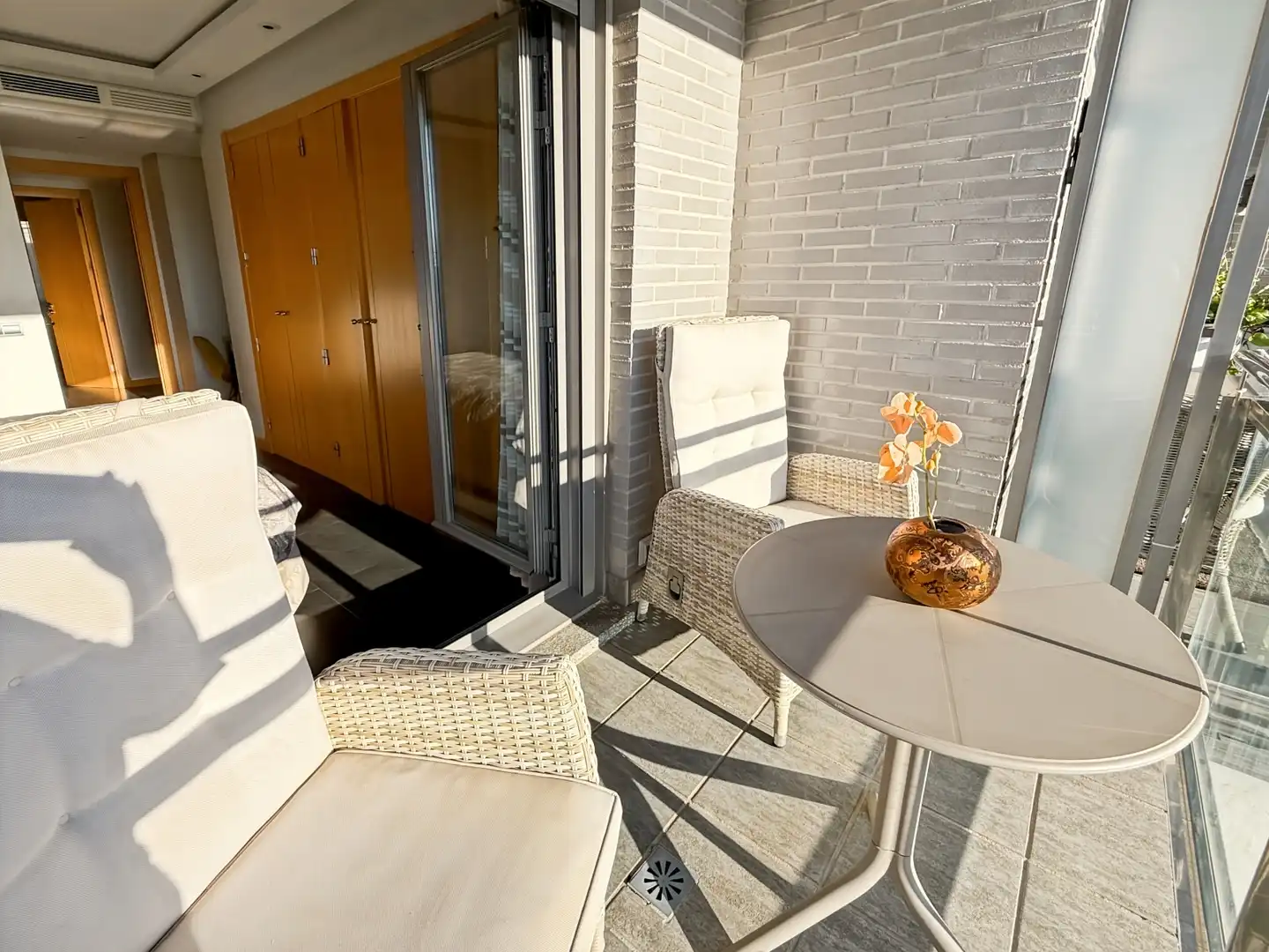 Terrace of Flat for sale in Benalmádena  with Air Conditioner, Furnished and Oven