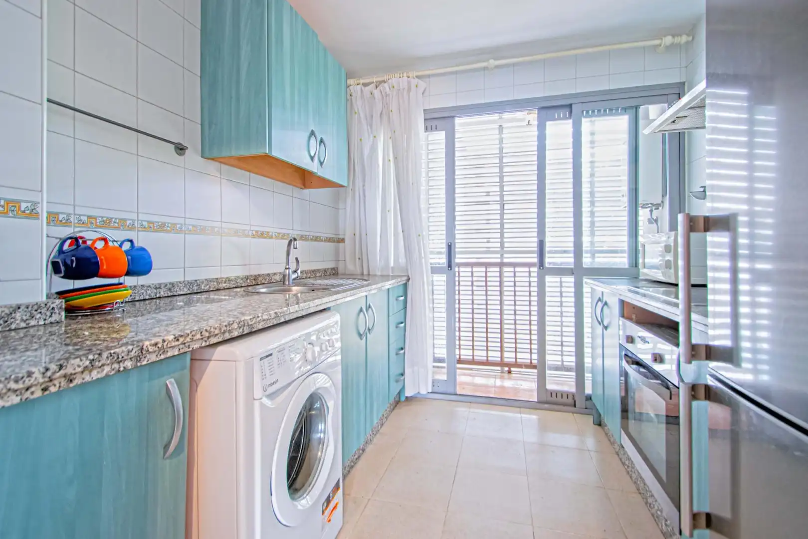 Kitchen of Flat for sale in Sevilla  with Air Conditioner, Storage room and Balcony