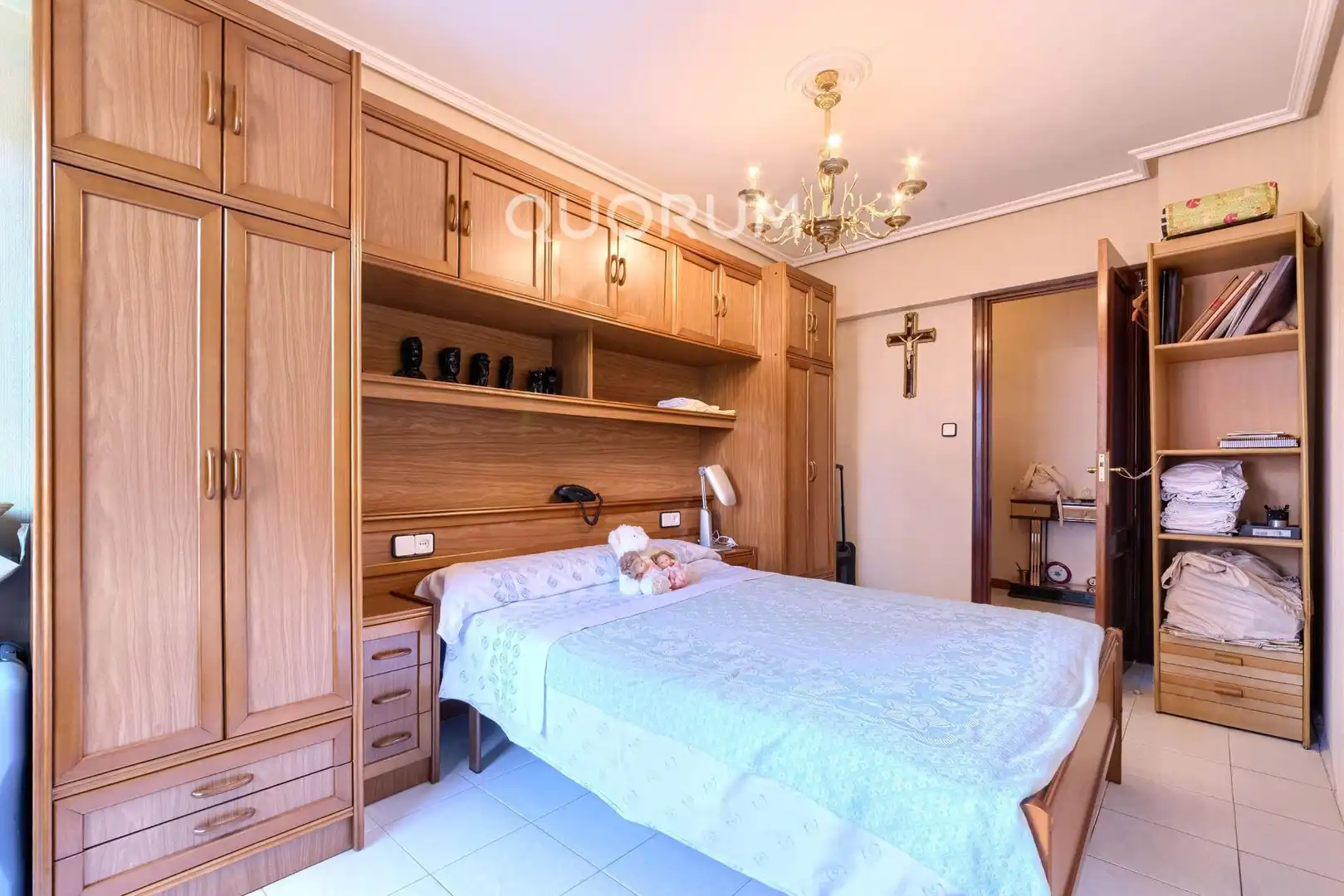 Schlafzimmer von Wohnung zum Verkauf in Basauri  mit Heizung und Balkon
