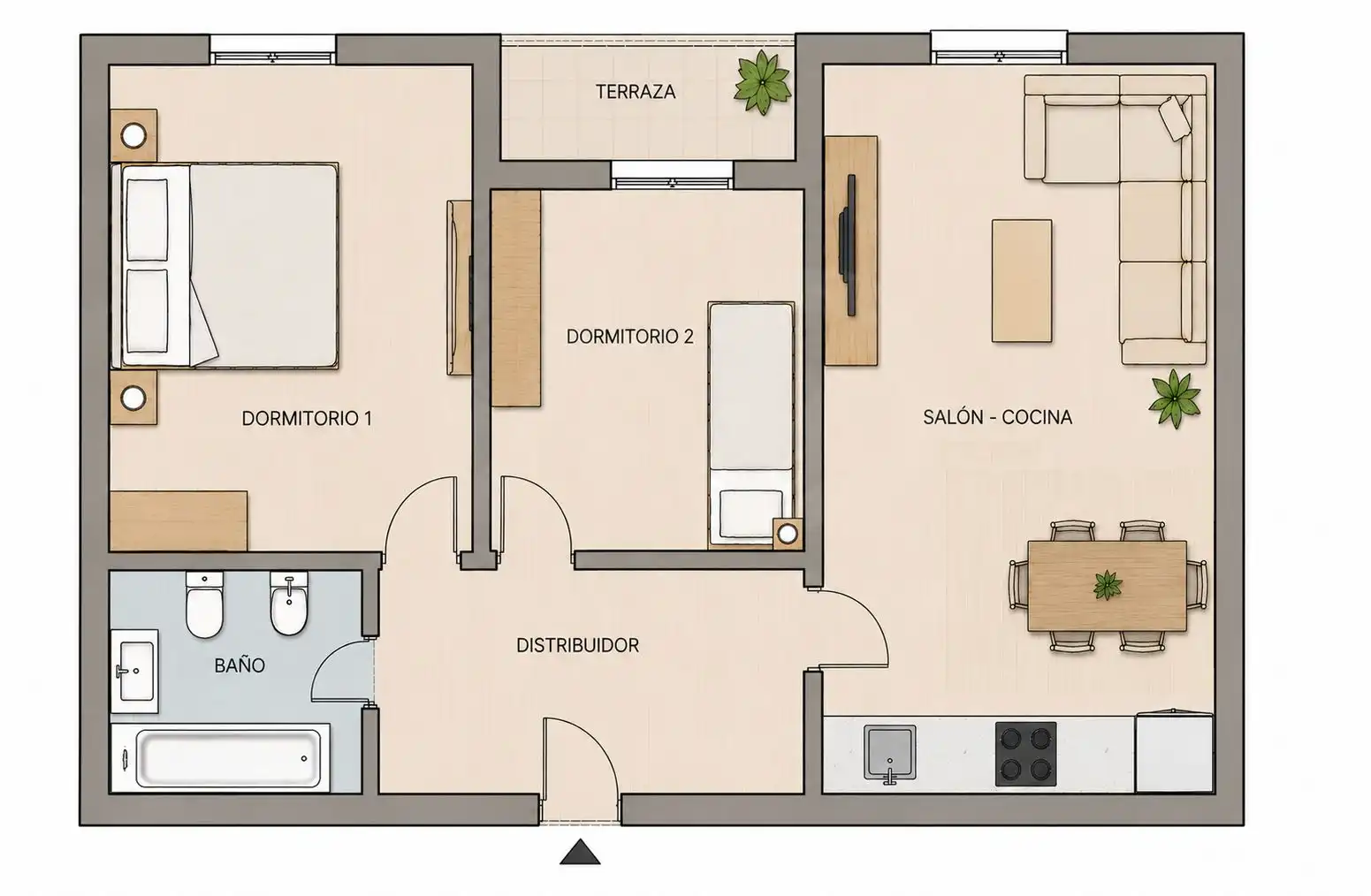 Piso en venta en Villaquilambre con Calefacción y Terraza