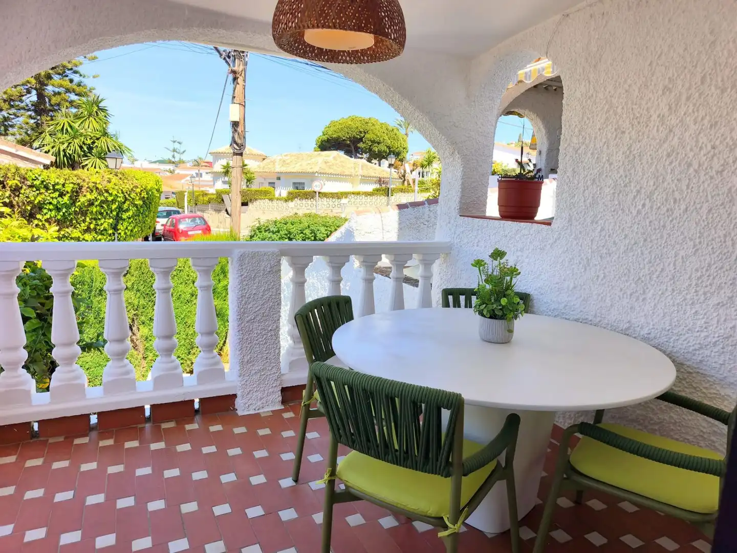 Terraza de Casa adosada de alquiler en Vélez-Málaga