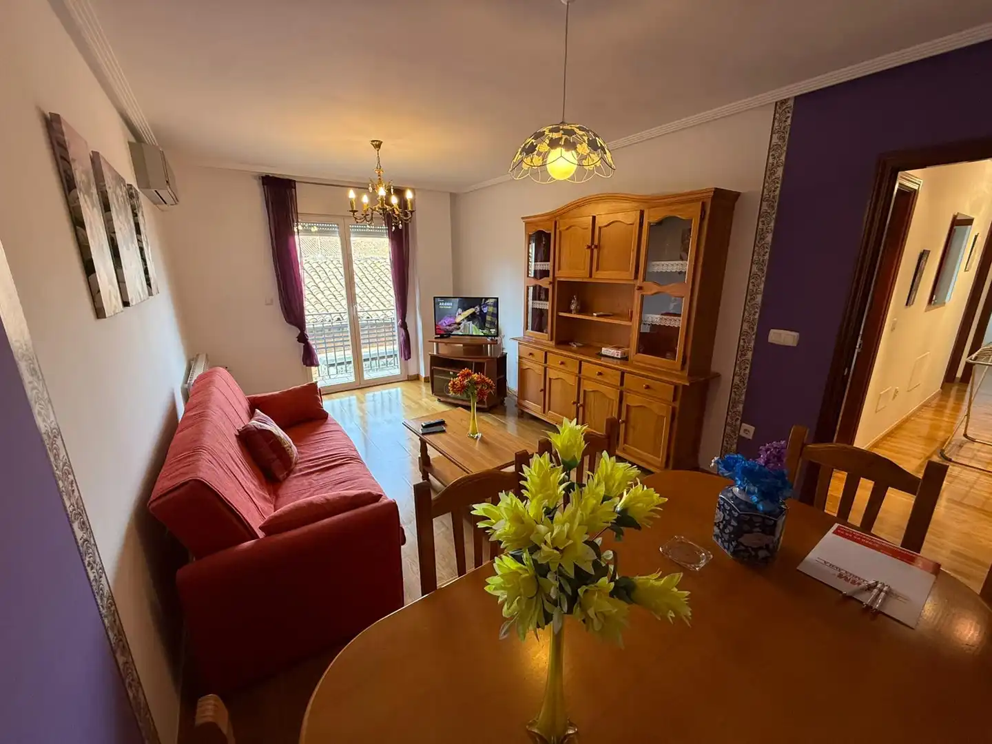 Wohnzimmer von Wohnung zum Verkauf in Valencia de Don Juan mit Klimaanlage, Heizung und Abstellraum
