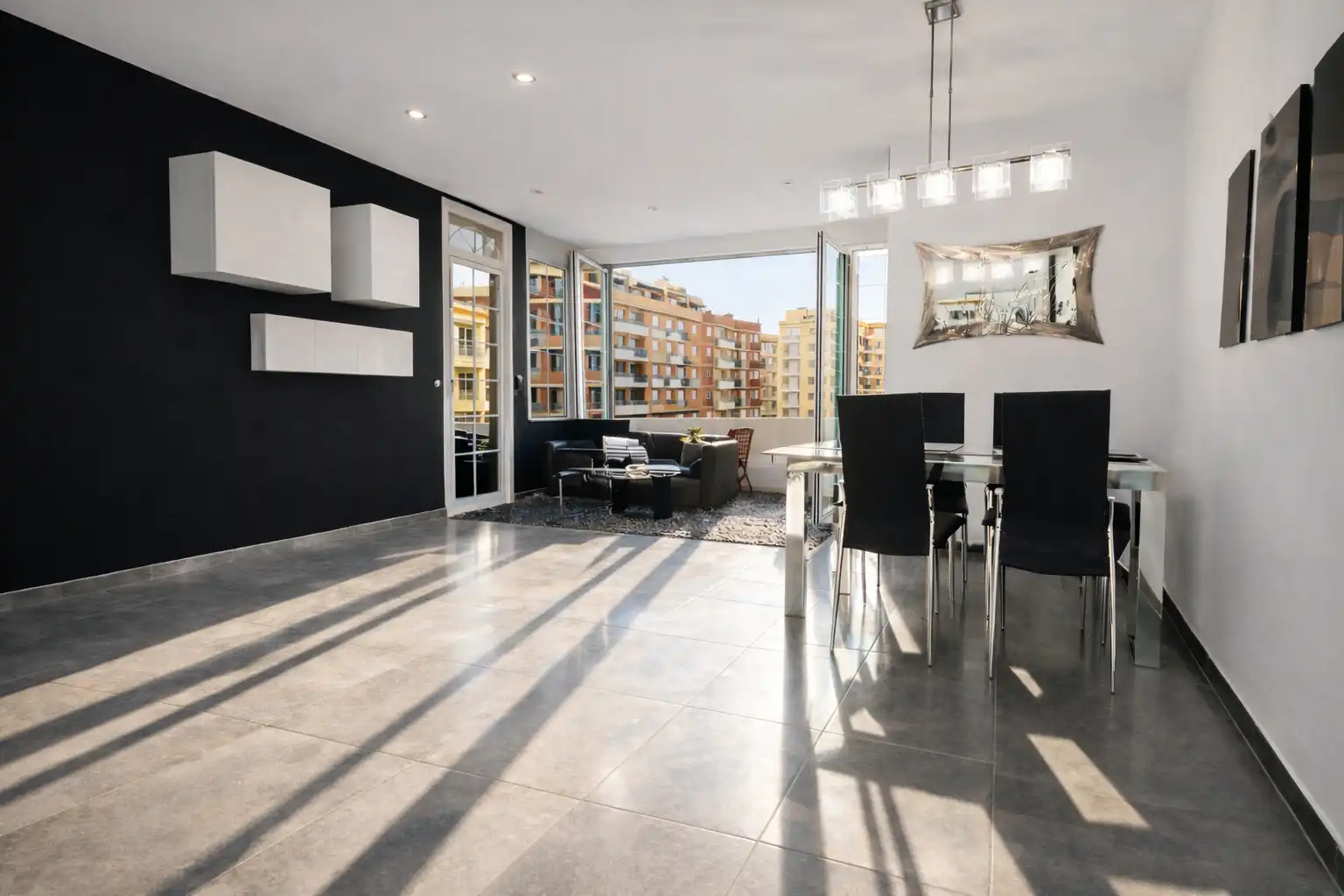 Sala d'estar de Pis en venda en  Barcelona Capital amb Aire condicionat, Calefacció i Parquet