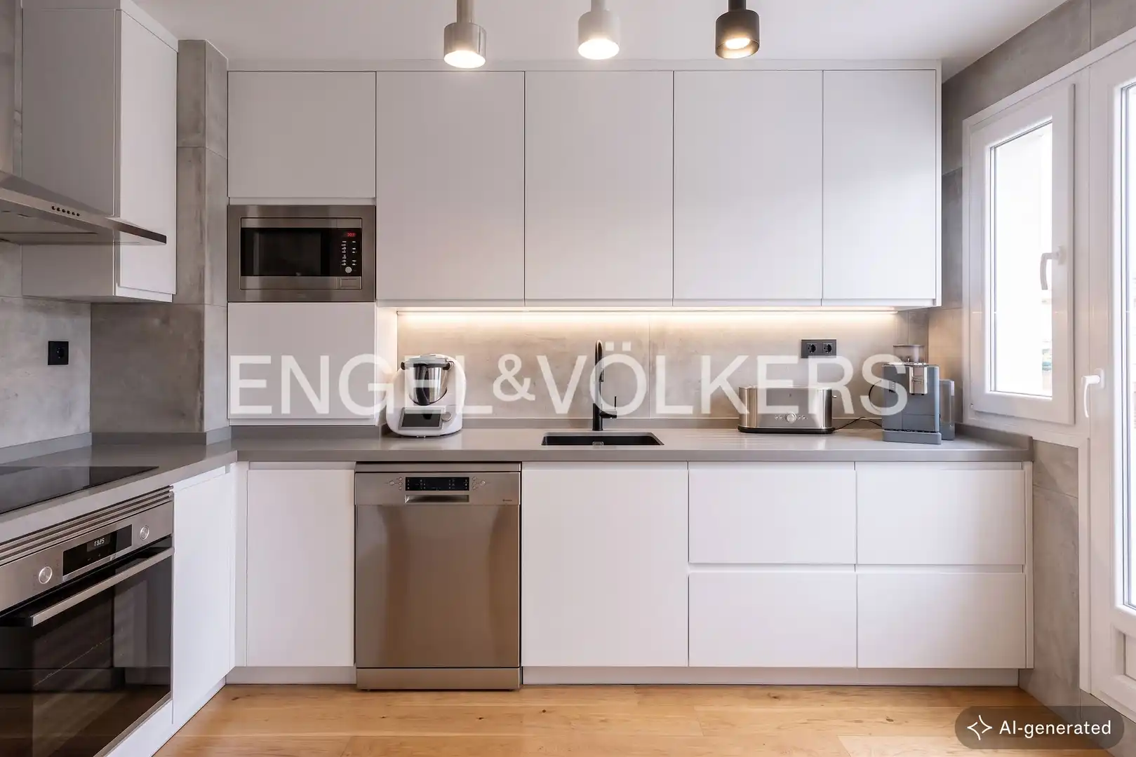 Kitchen of Houses for sale in Madrid  with Air Conditioner, Heating and Private garden